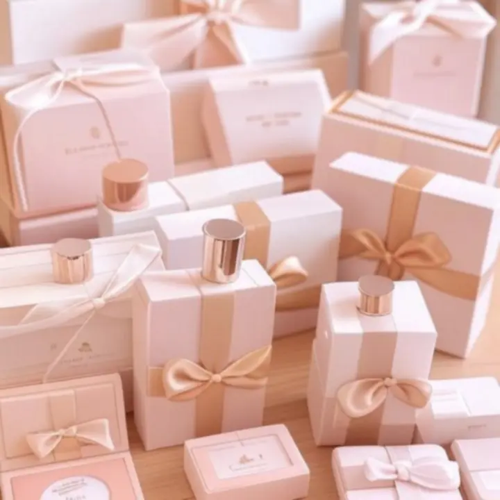 Elegancka ekspozycja luksusowych zestawów kosmetycznych CosmoKitX