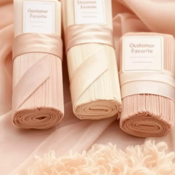 Ekspozycja najczęściej wybieranych zestawów kosmetycznych z opiniami klientek