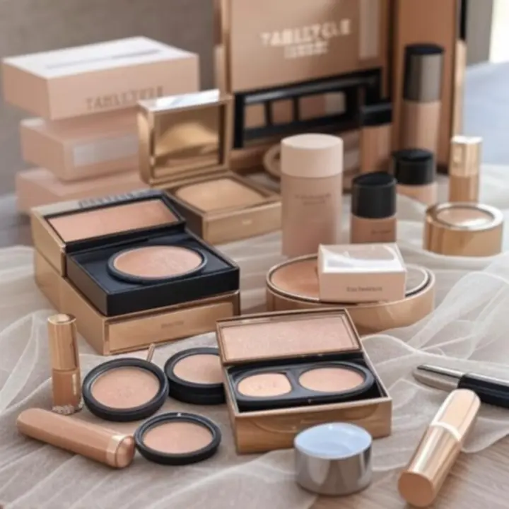 Ekskluzywna kolekcja makijażu z kilkoma luksusowymi produktami