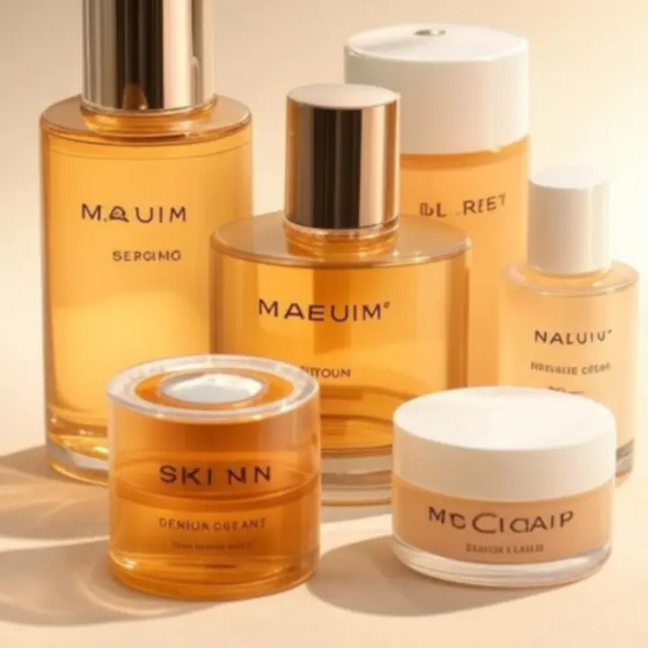 Zbliżenia luksusowych produktów do pielęgnacji skóry